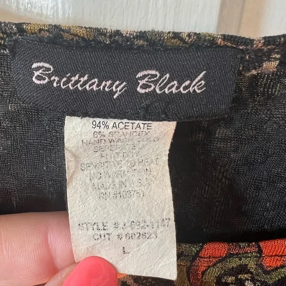Stretchy Brittany Black top - Picture 4 of 4